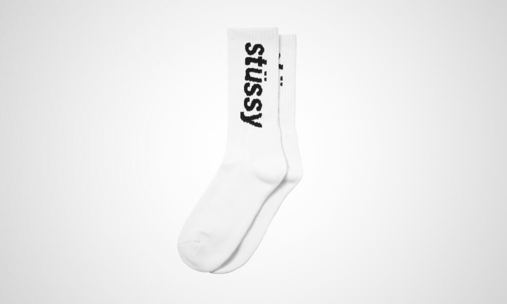 Stüssy Helvetica Jacquard Crew Socks