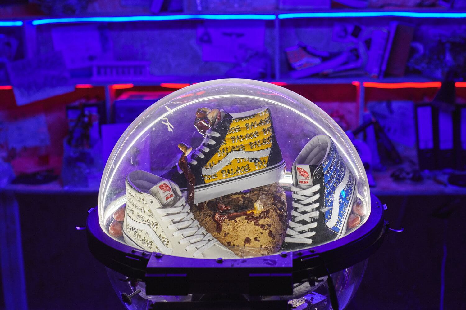 Vans x Palace - Sk8-Hi Skate Mushroom Collection