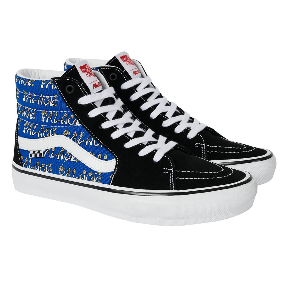 Vans x Palace - Sk8-Hi Skate - black/blue