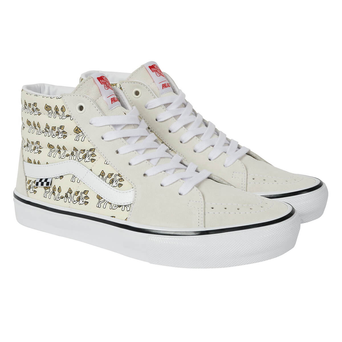 Vans x Palace - Sk8-Hi Skate marshmallow/white