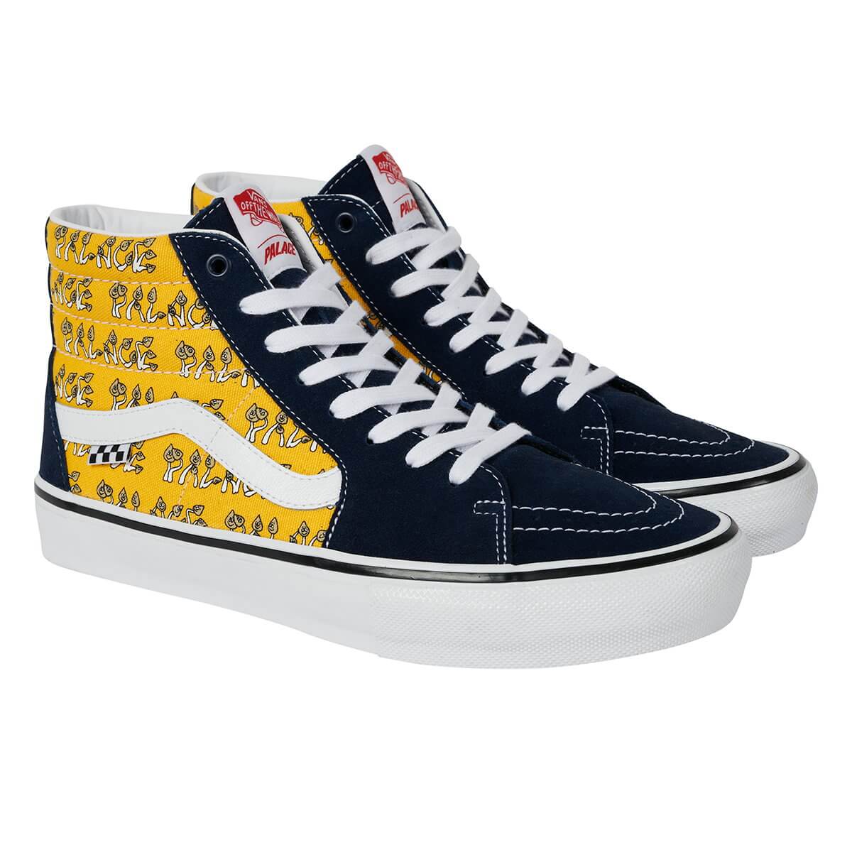 Vans x Palace - Sk8-Hi Skate yellow/black/white