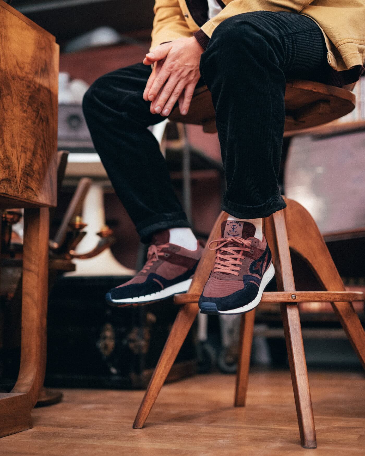 KangaROOS Brisbane Moss Traditions Pack „Corduroy“ brown/black