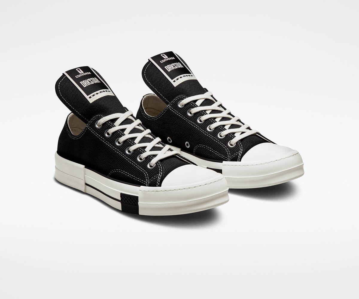 Converse x Rick Owens DRKSHDW - DRKSTAR Chuck 70 - black/egret/black - 172347C