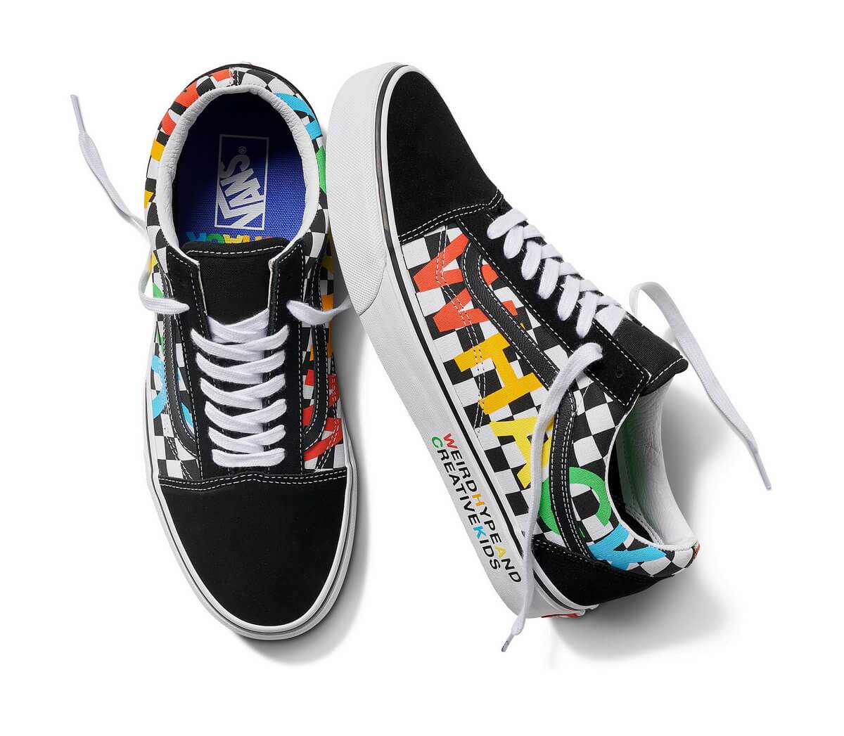 Vans x Tierra Whack - Old Skool, black, checkered, multicolor