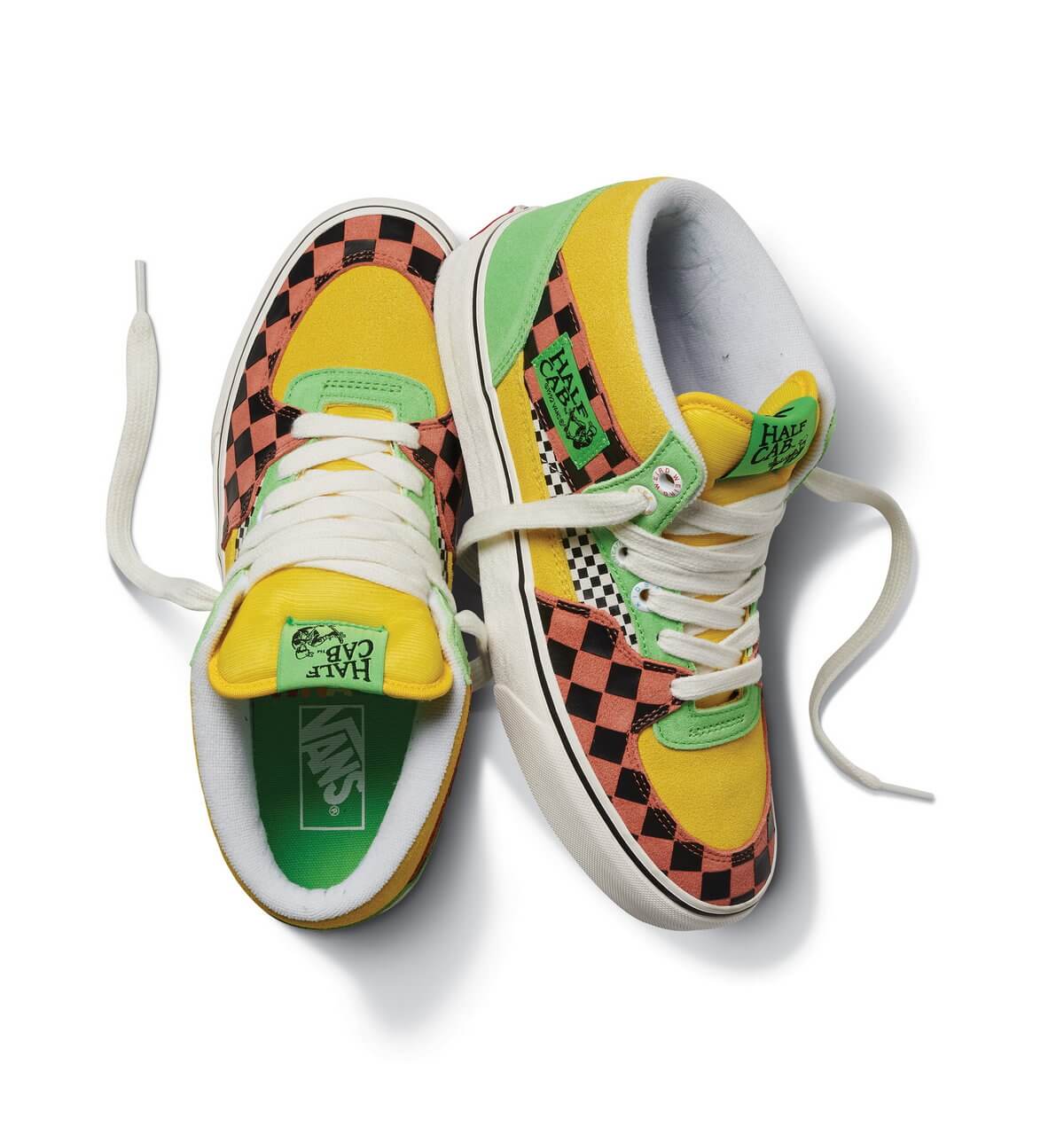 Vans x Tierra Whack - Half Cab - yellow, green, orange, white