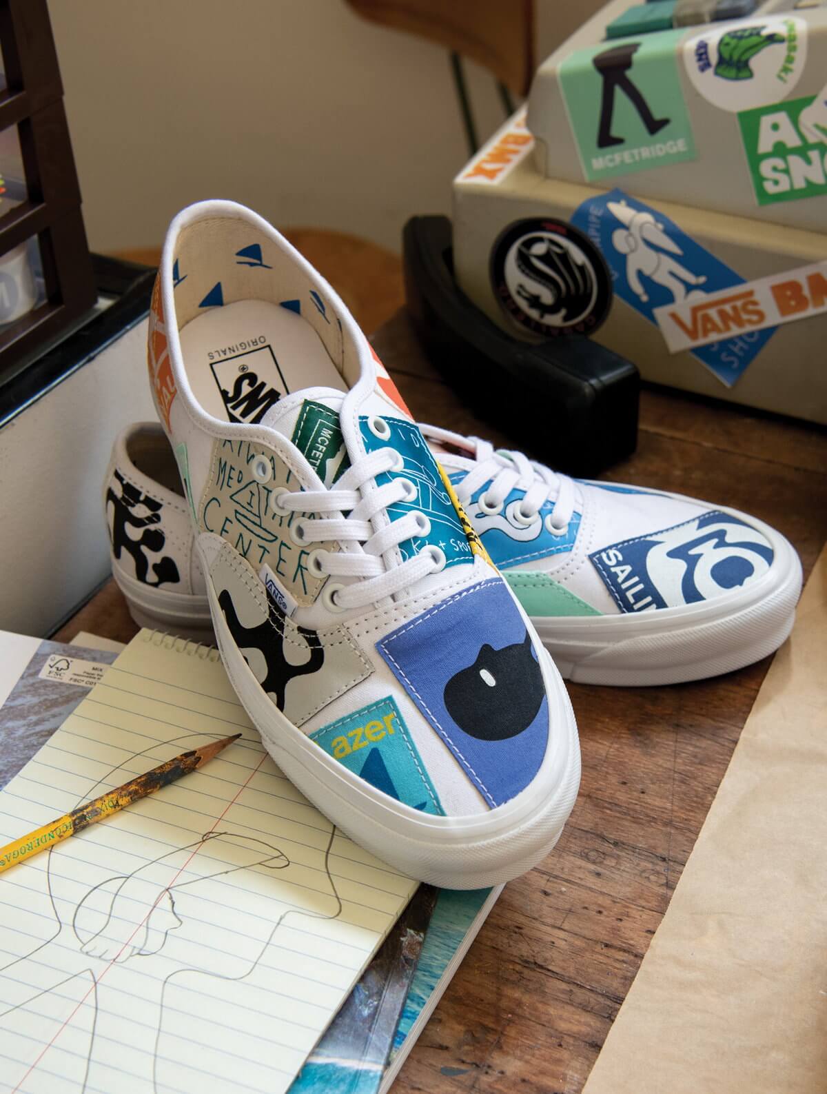 Vans Vault x Geoff McFetridge OG Authentic LX - Gamelan