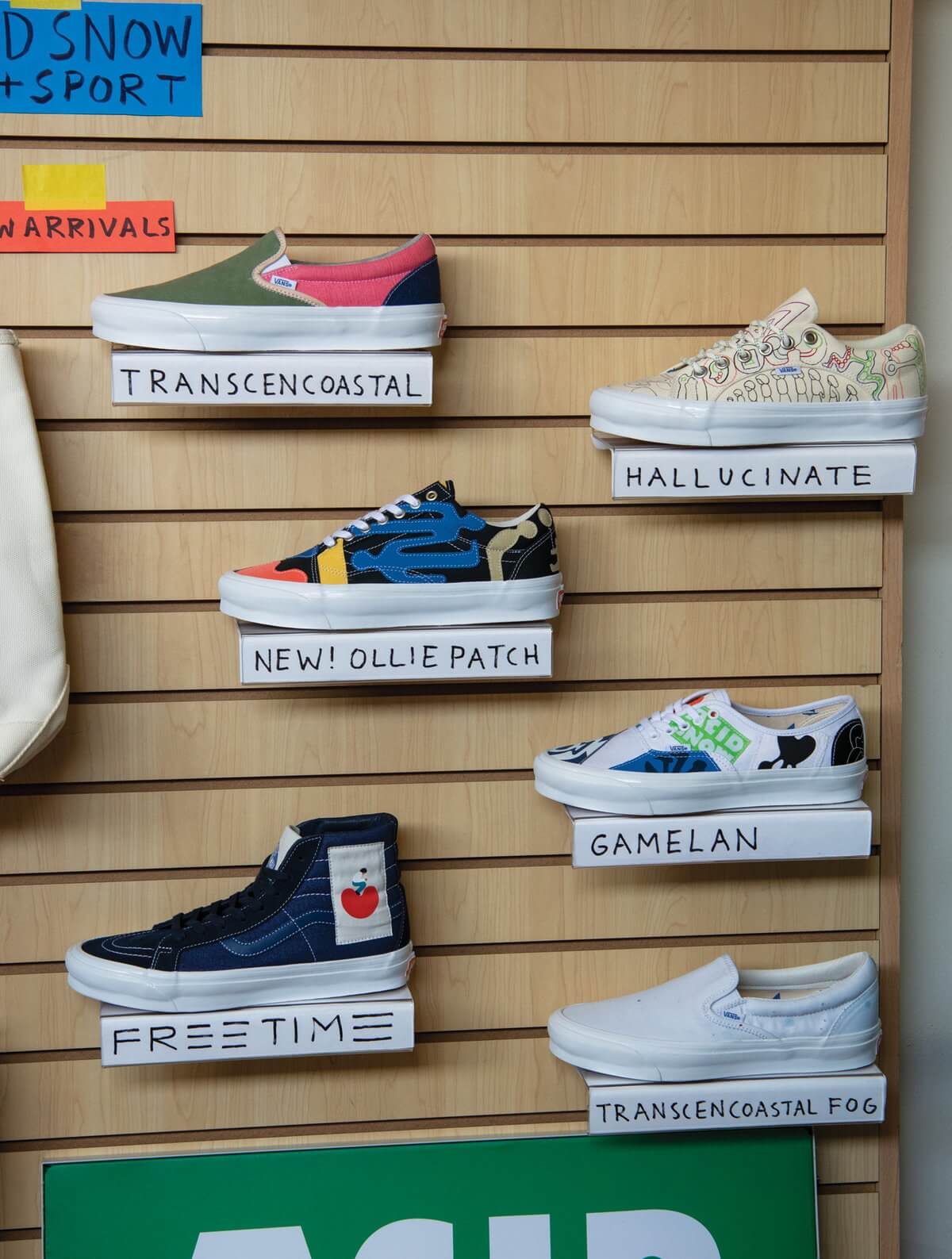 Vans Vault x Geoff McFetridge Capsule Collection feat. OG Authentic LX, Slip-On LX, Style 38 NS & Lampin LX