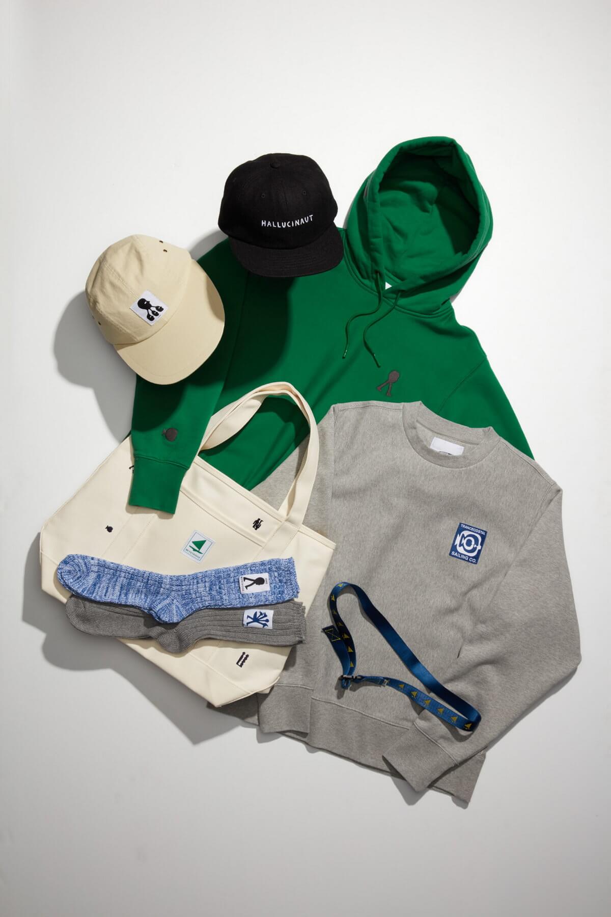 apparel pieces of the Vans Vault x Geoff McFetridge Capsule Collection 