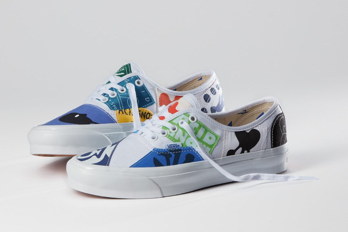 Vans Vault x Geoff McFetridge Capsule Collection feat. OG Authentic LX, Slip-On LX, Style 38 NS & Lampin LX