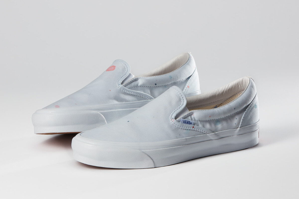 Vans Vault x Geoff McFetridge OG Classic Slip-On - Transcentcoastal Fog - VN0A45JK92R1