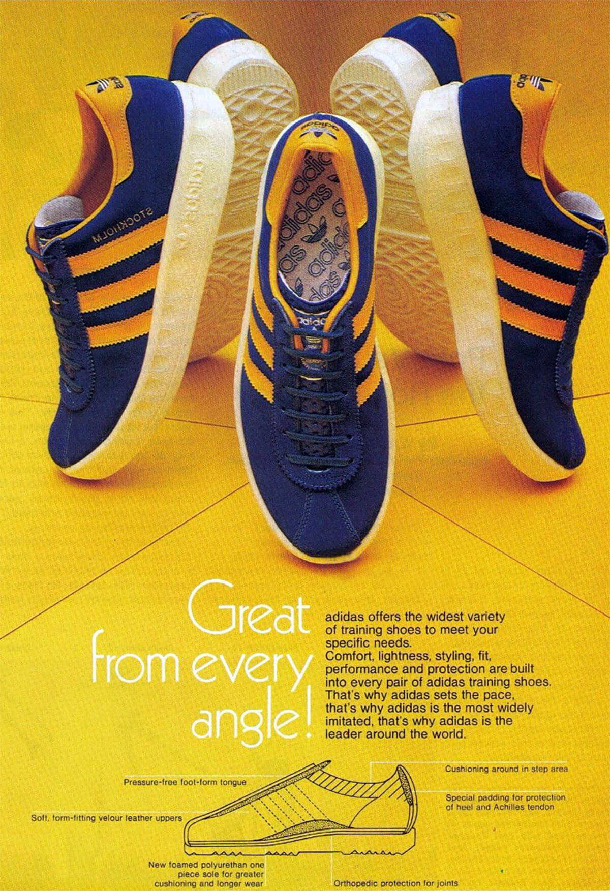 adidas City Series "Stockholm" royal blue / team yellow / gum