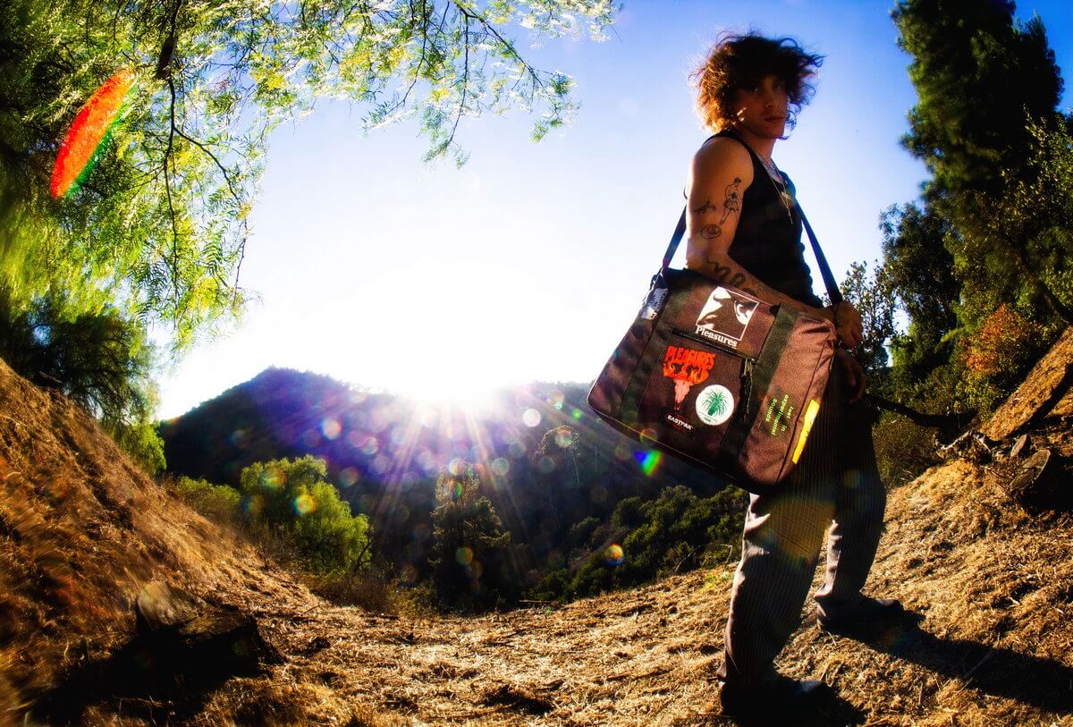 Eastpak x Pleasures Collection feat. Padded Pak'r Backpack, Kerr Messenger Bag & Rusher Mini Bag