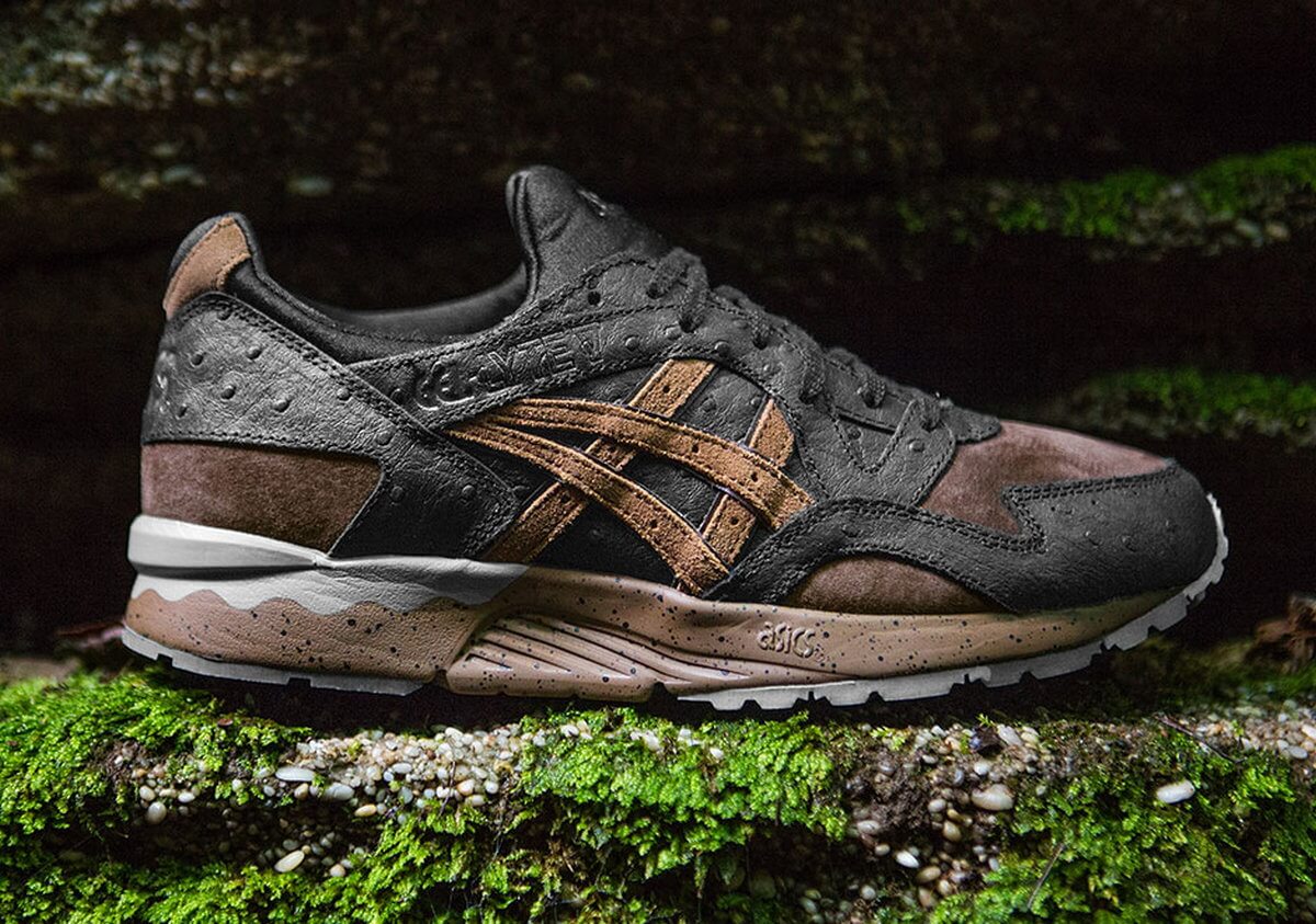 seitenansicht: ASICS - Gel-Lyte V - "Tartufo Pack" - black/mid brown - H6T2L-9061