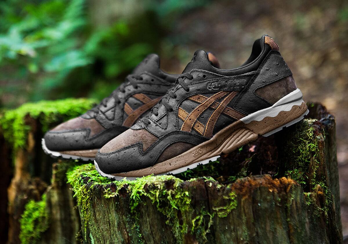 weitere seitenansicht: ASICS - Gel-Lyte V - "Tartufo Pack" - black/mid brown - H6T2L-9061