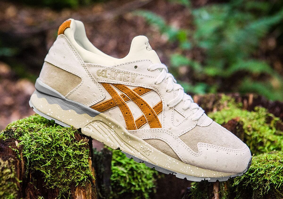 seitenansicht: ASICS - Gel-Lyte V - "Tartufo Pack" - slight white/cathay spice - H6T2L-9977