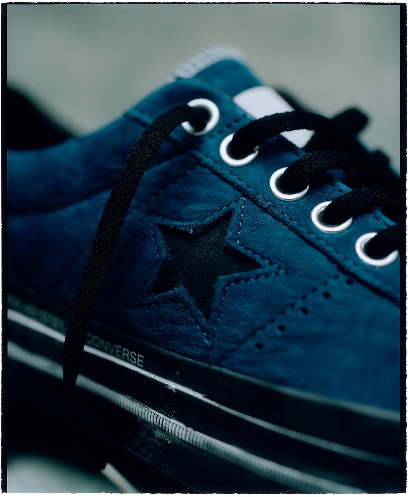 close up star: Converse x thisisneverthat - One Star - poseidon/black/poseidon - 172394C