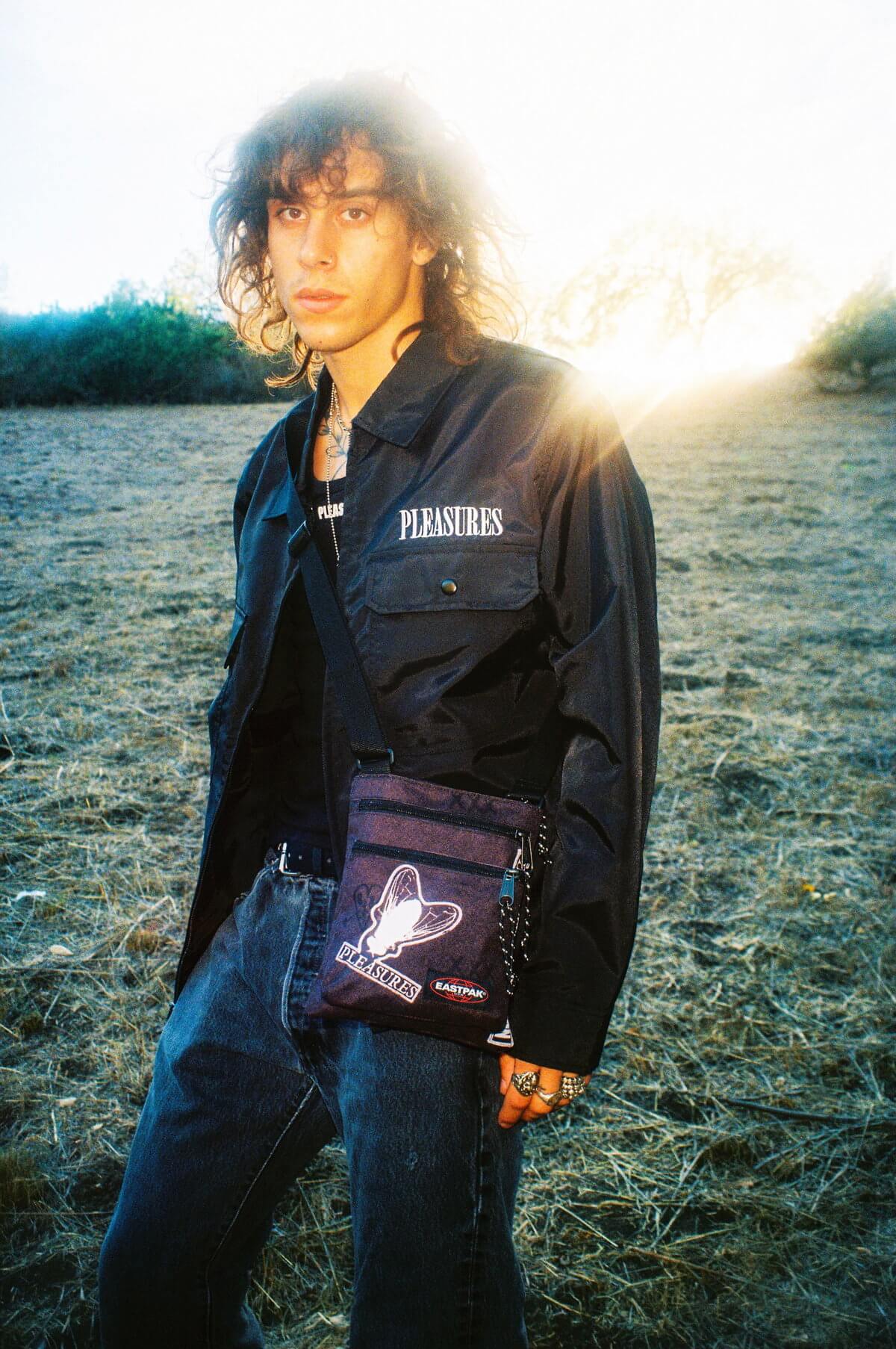 Eastpak x Pleasures Collection feat. Padded Pak'r Backpack, Kerr Messenger Bag & Rusher Mini Bag