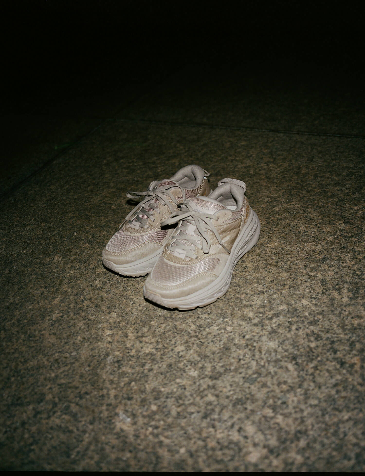 HOKA ONE ONE x Engineered Garments - Bondi L - simply taupe/cow hair - 1127734-STCH
