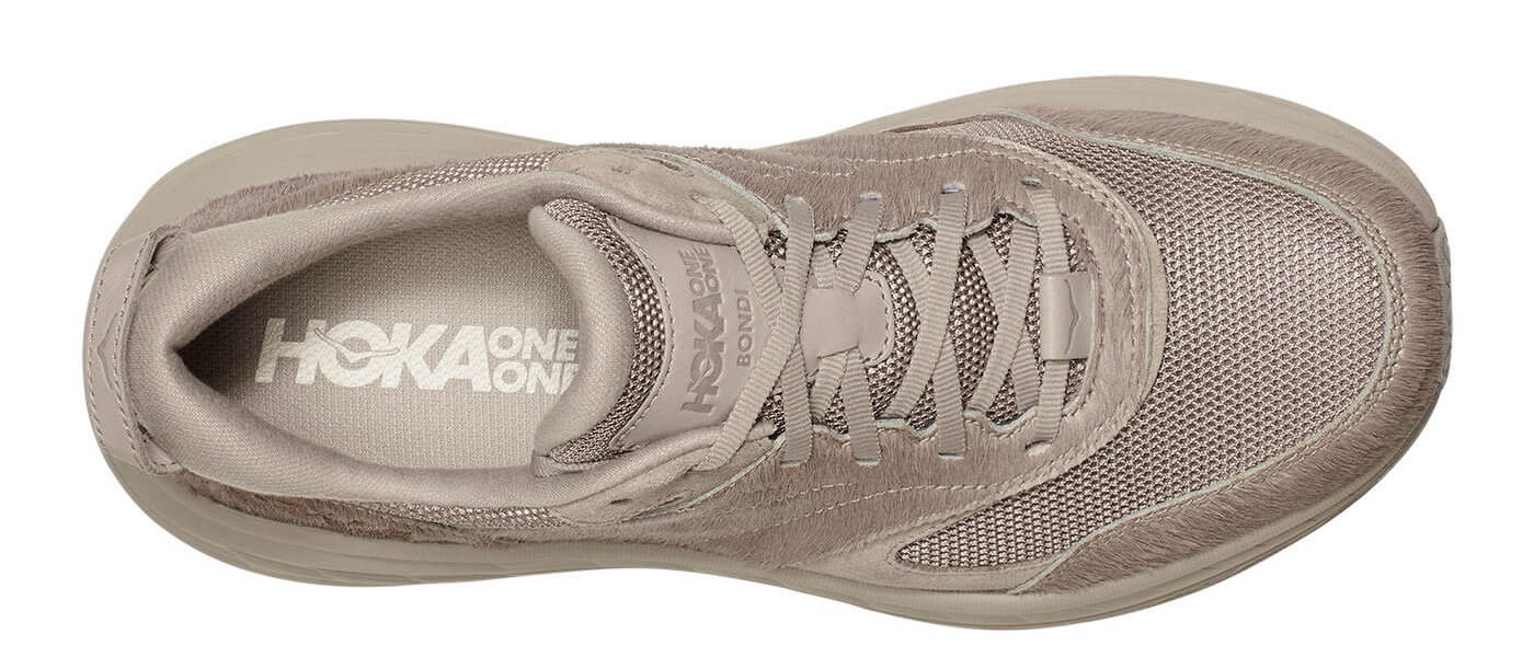 HOKA ONE ONE x Engineered Garments Bondi L (leopard, croc, black & taupe cow hair)