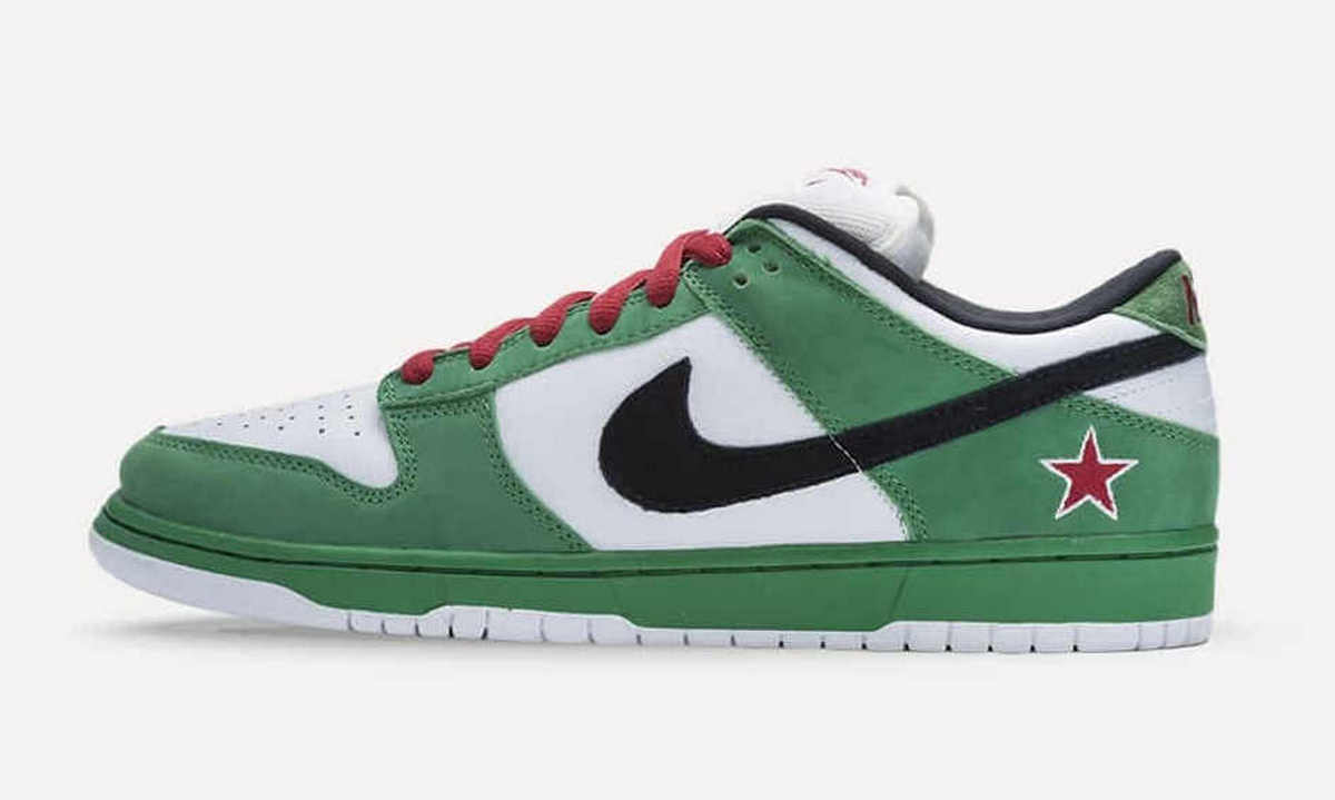 Nike SB - Dunk Low - "Heineken" - classic green/black/white/red - 304292-302