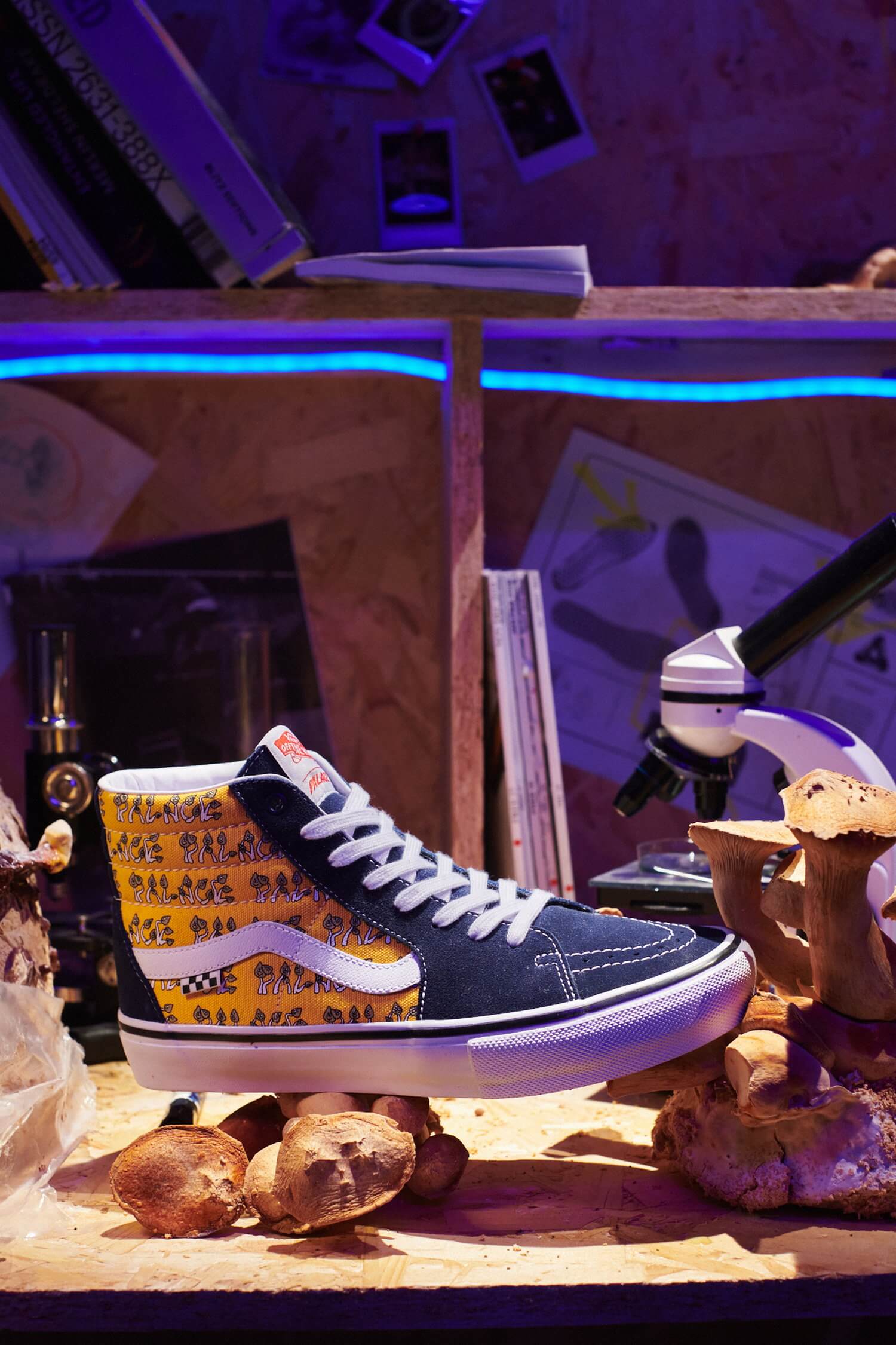 Vans x Palace Sk8-Hi Skate „Mushrooms“