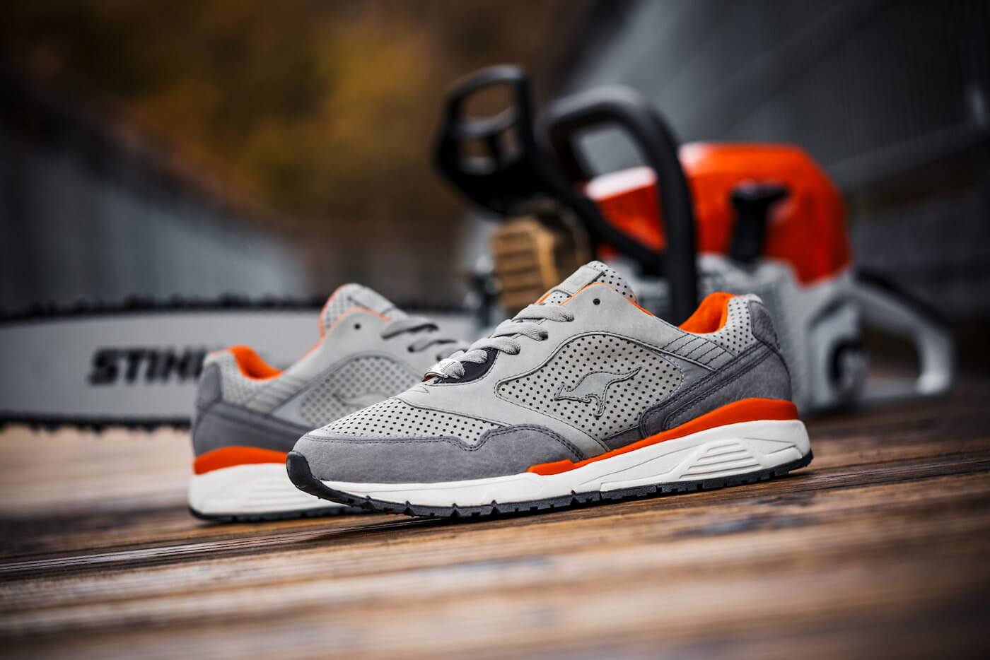 KangaROOS x Stihl Ultimate Made in Germany stihl grey/orange