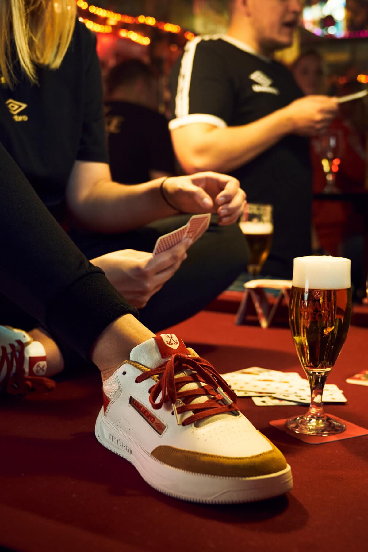 Umbro x Haake-Beck Greco Weiß/Rot/Gold