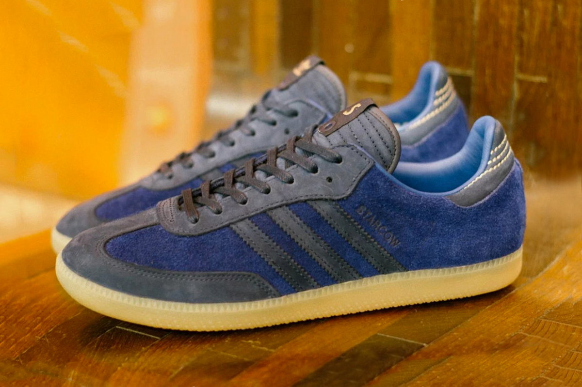 adidas Consortium x Starcow - Samba - "French Blue" - collegiate navy/dark blue/night indigo - BB1923
