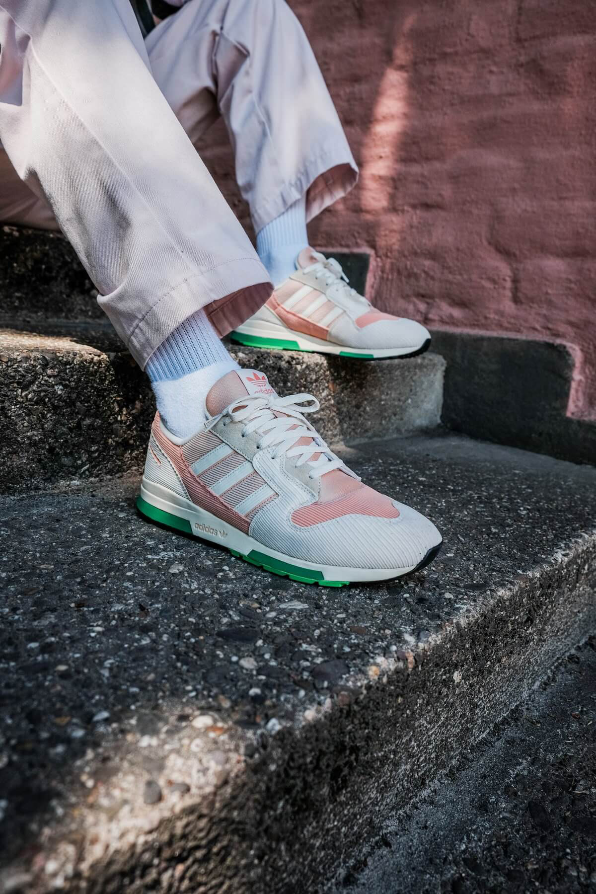 adidas Originals - ZX 420 - rose/salmon/green