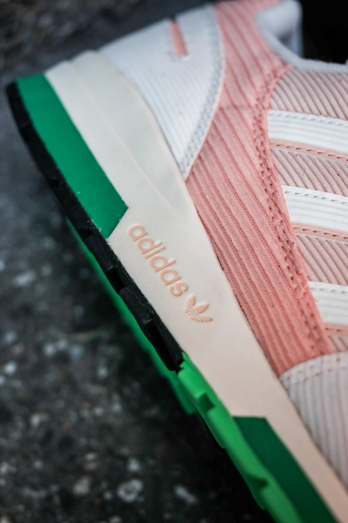 adidas midsole logo - adidas Originals - ZX 420 - rose/salmon/green