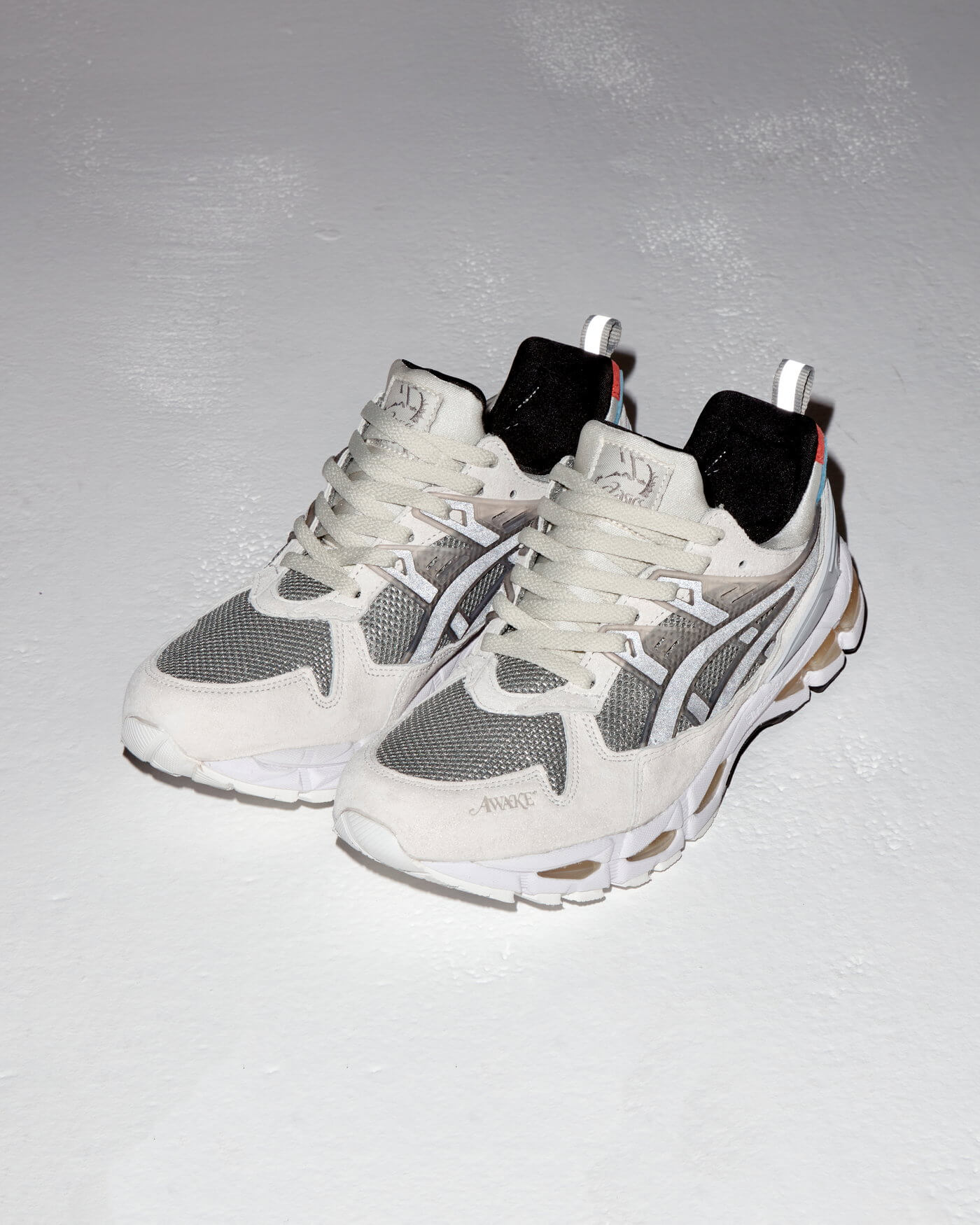 view from the top: ASICS x Awake NY Gel-Kayano Trainer 21 - cool grey/pure silver - 1201A459-020