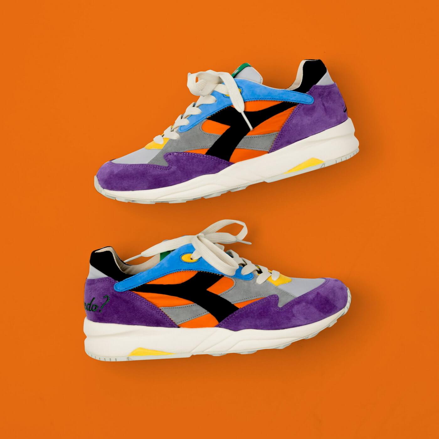 product shot: Diadora x Hasbro x LC23 Eclipse "Cluedo"