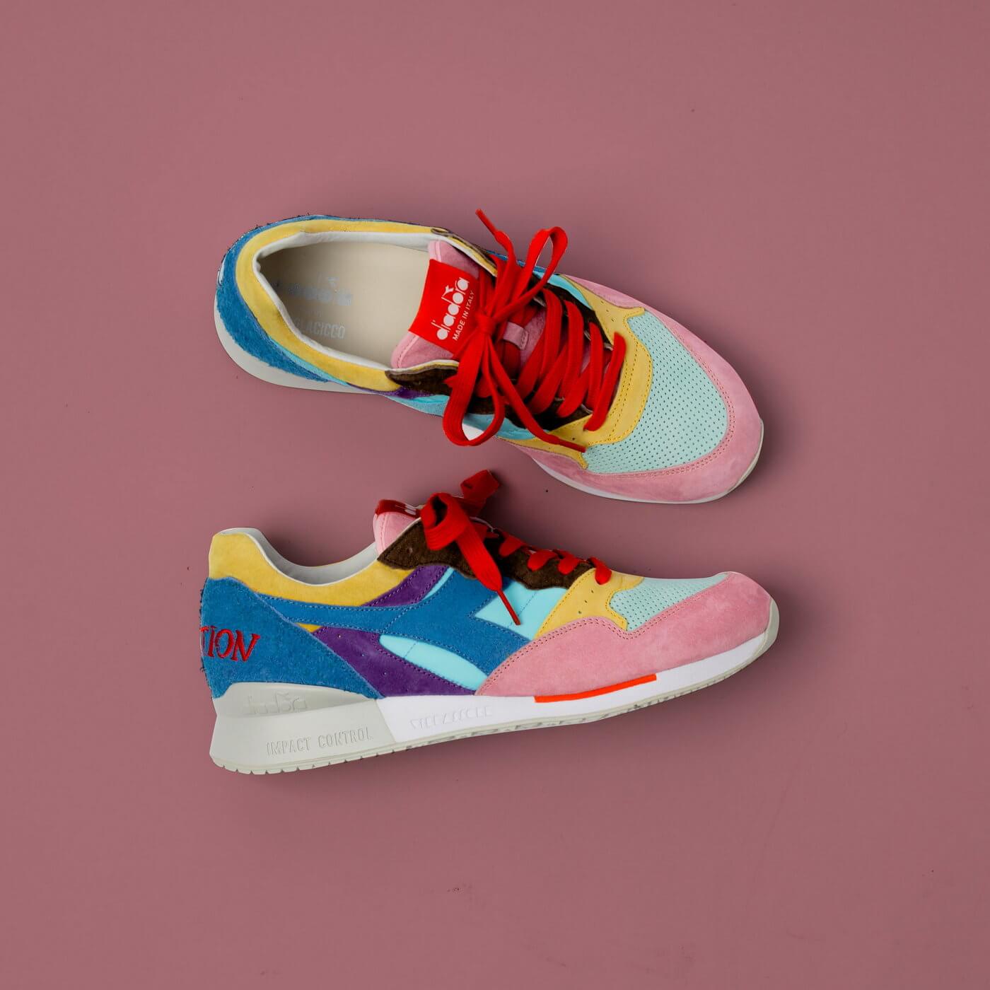 product shot: Diadora x Hasbro x LC23 Intrepid "Operation"