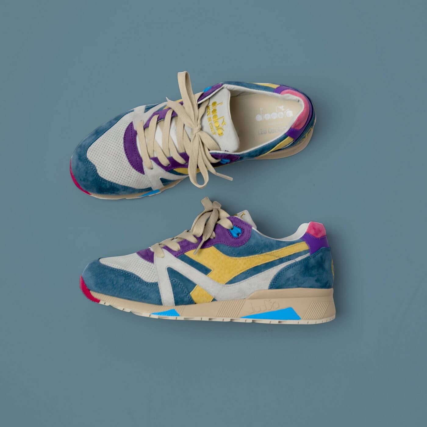 product shot: Diadora x Hasbro x LC23 N9000 "Trivial Pursuit"