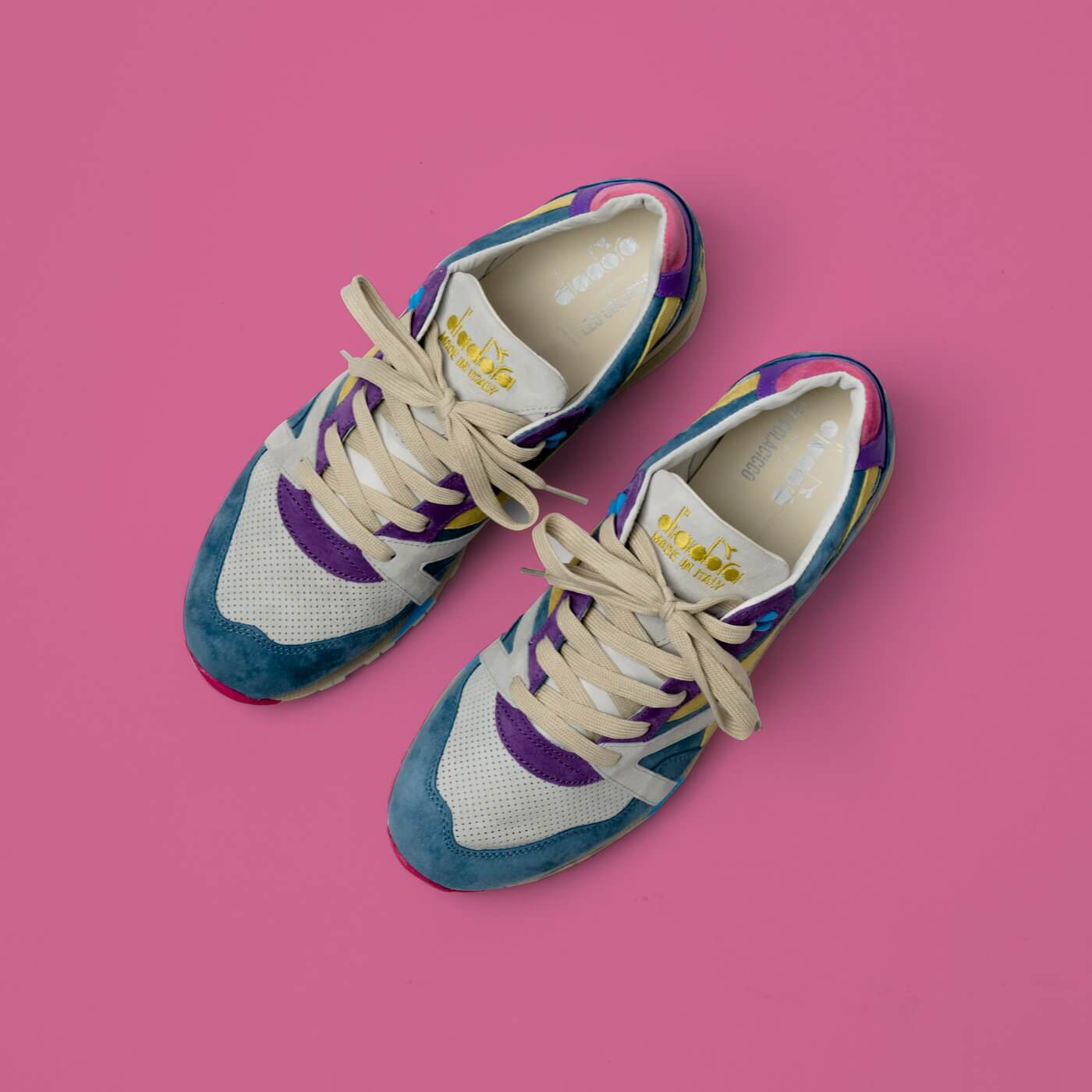 product shot: Diadora x Hasbro x LC23 N9000 "Trivial Pursuit"