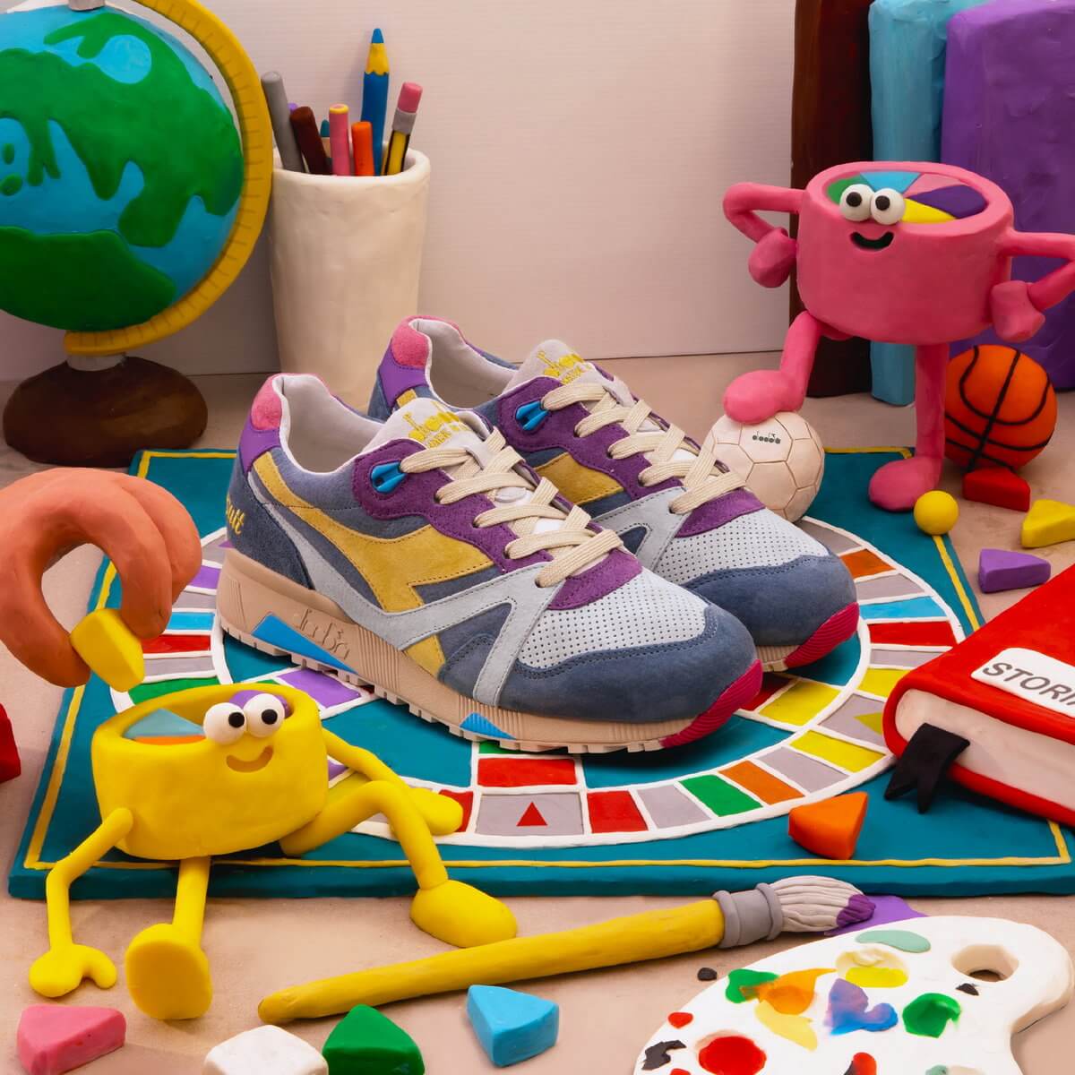 Diadora x Hasbro Collection feat. N9000 (Monopoly, Trivial Pursuit), Eclipse (Cluedo) & Intrepid (Operation)