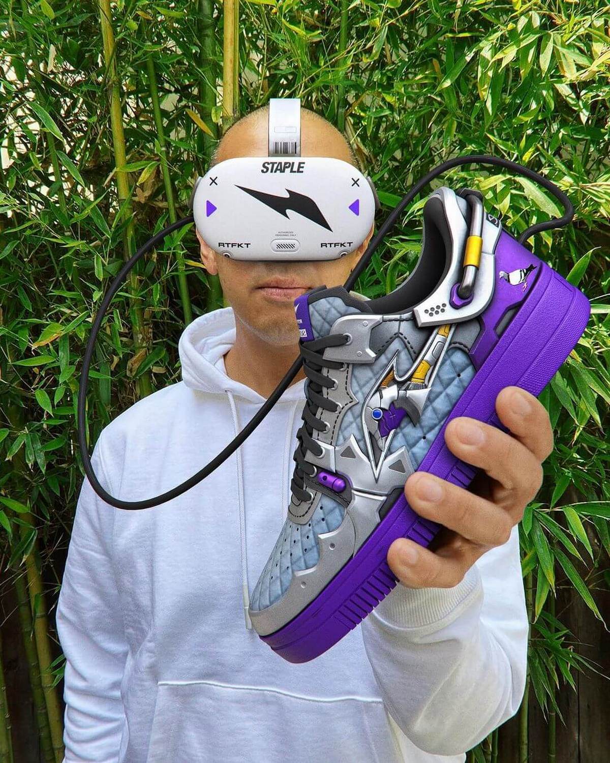 Jeff Staple mit dem RTFKT Studios "Metapigeon"