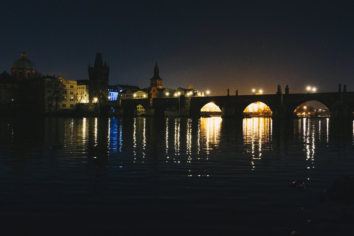 photo, Prague by night