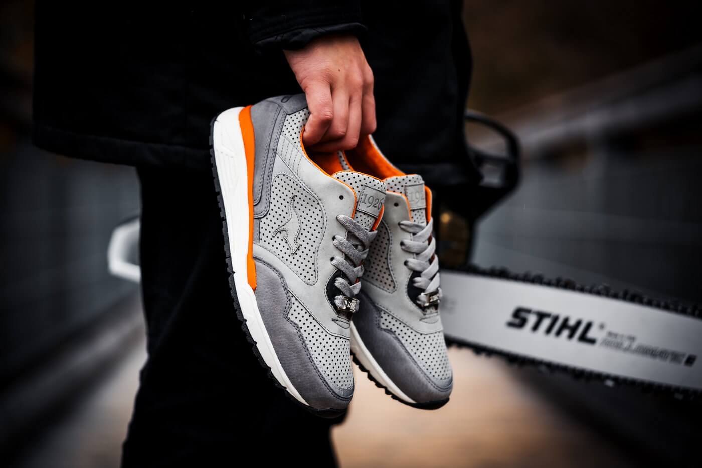 KangaROOS x Stihl Chain Saws - Ultimate - stihl grey/orange - 4702E-000-277
