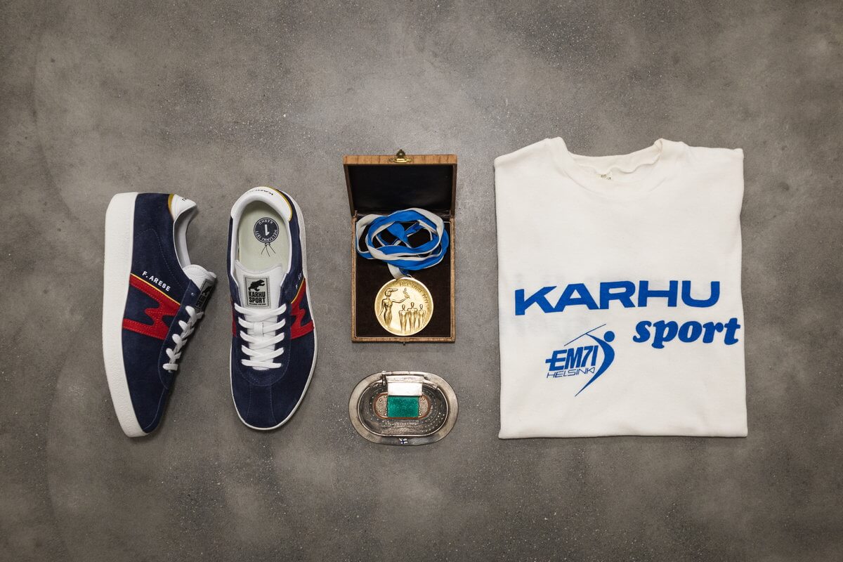 Karhu - Trampas - "Franco Arese" - trampas blue/cherry - F809027
