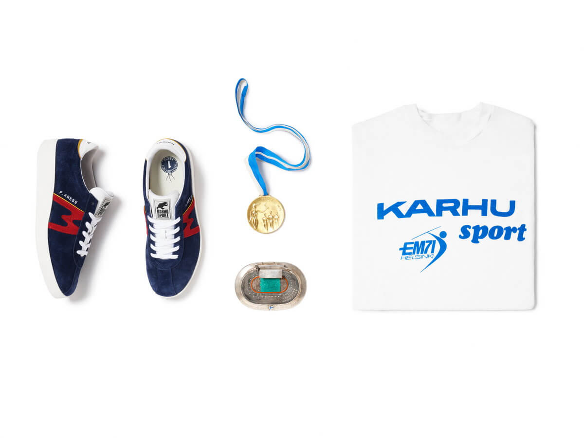 Karhu - Trampas - "Franco Arese" - trampas blue/cherry - F809027