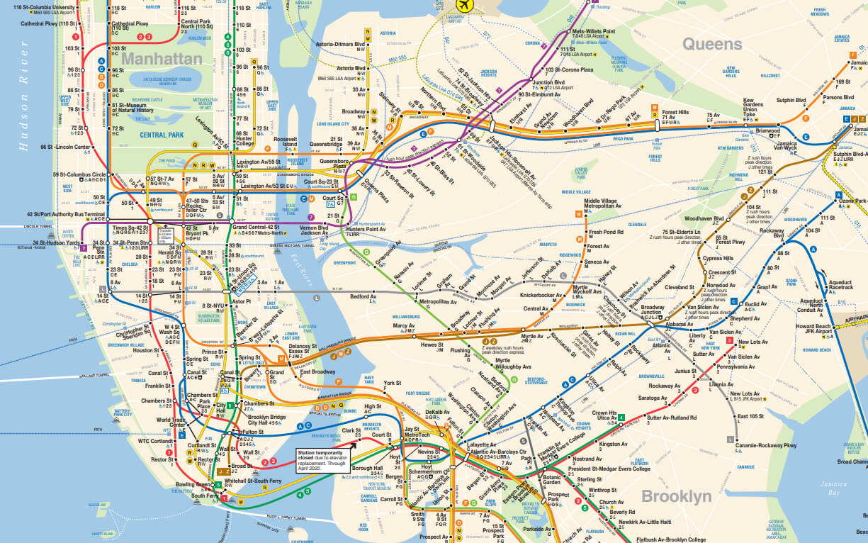 MTA New York Subway Map