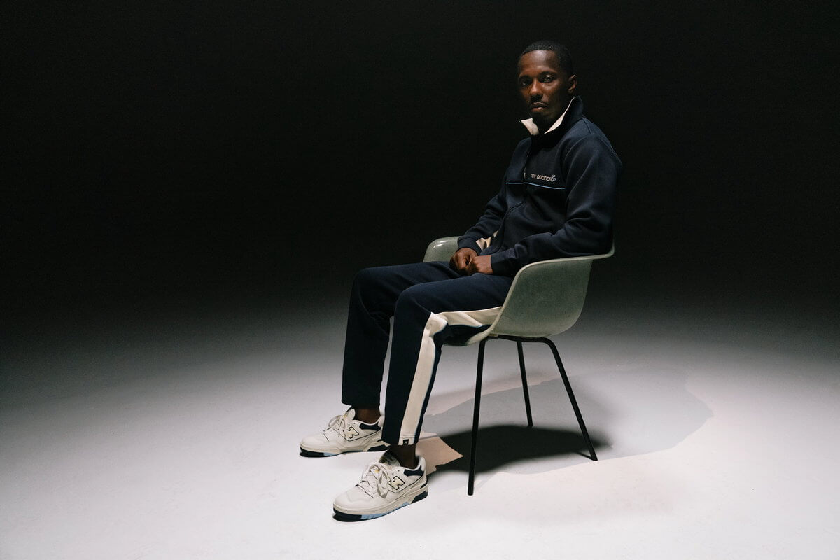 photo of Rich Paul sporting the New Balance 550