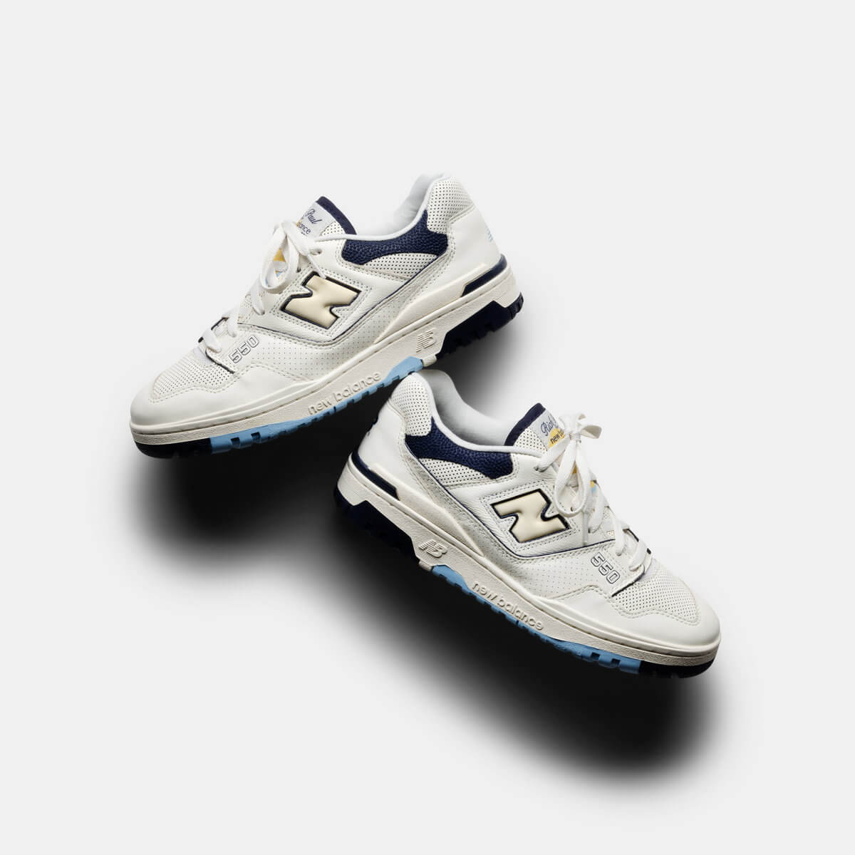 product: New Balance x Rich Paul x klutch - 550 - cream/navy/sky blue/yellow - BB550RP1