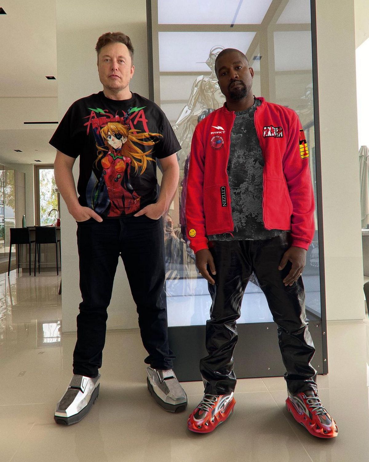 Elon & Kanye - RTFKT Studio Renderings - 2020