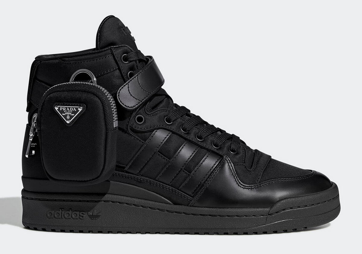 adidas for Prada - Re-Nylon Collection - Forum Low - core black/core black/silver metallic - GY7040