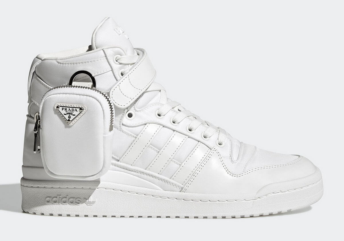 adidas for Prada - Re-Nylon Collection - Forum Low - white/white/silver metallic - GY7041