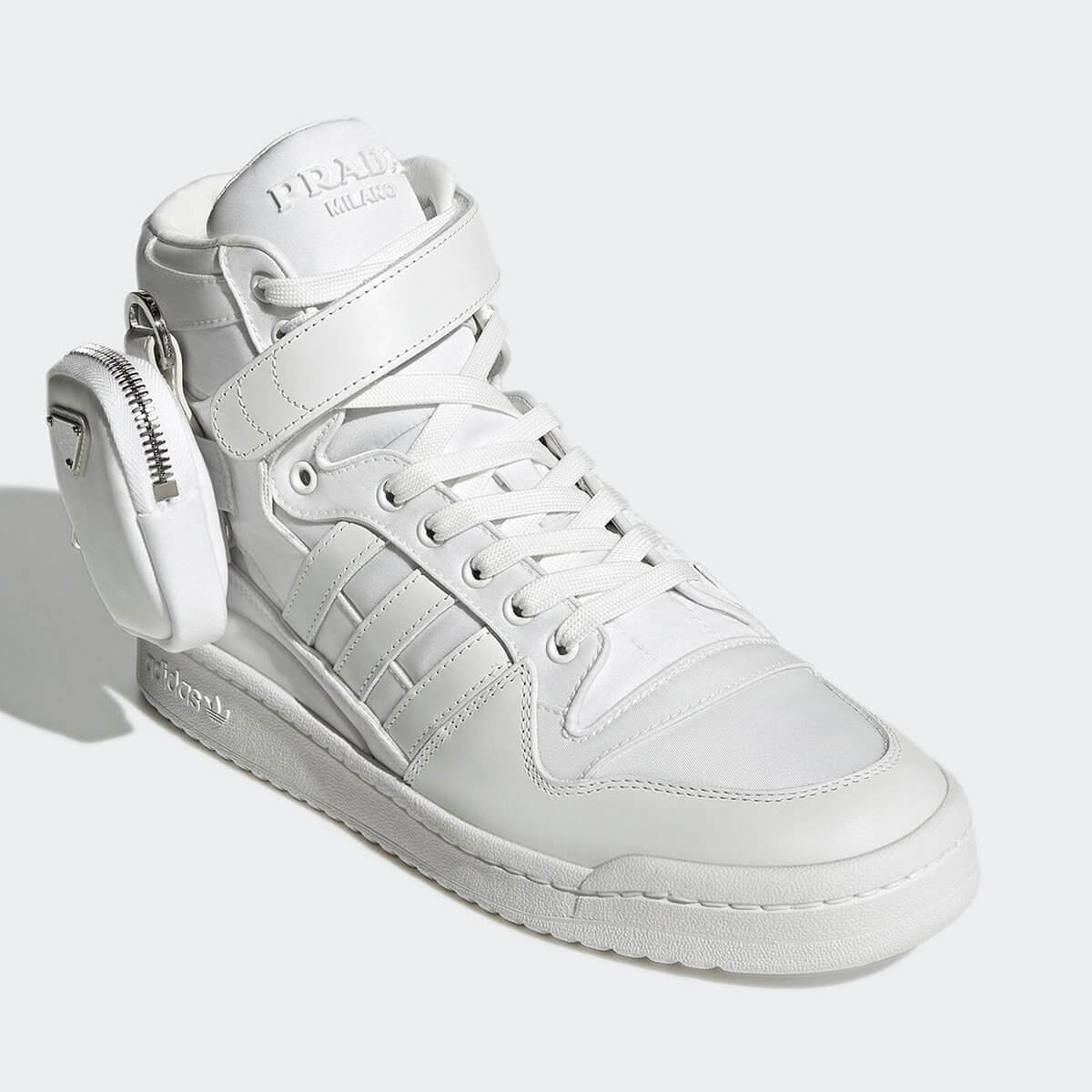 adidas for Prada - Re-Nylon Collection - Forum Low - white/white/silver metallic - GY7041