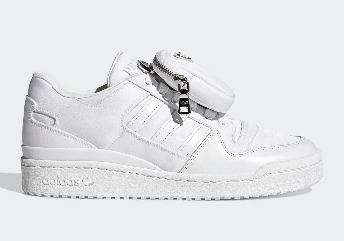 adidas for Prada - Re-Nylon Collection - Forum Low - white/white/silver metallic - GY7042