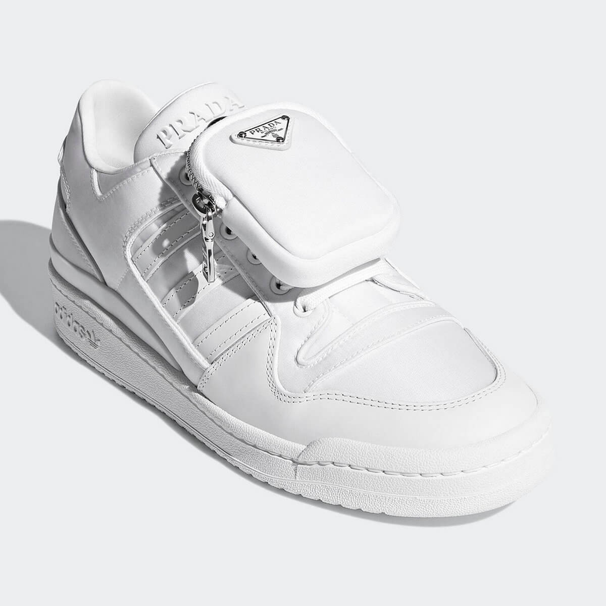 adidas for Prada - Re-Nylon Collection - Forum Low - white/white/silver metallic - GY7042